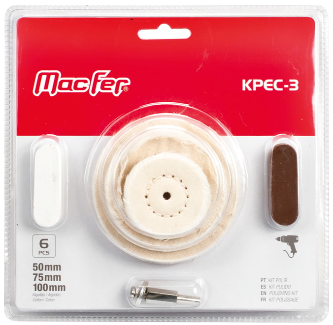Polishing Kit With Circular Cotton Brushes (KPEC-3)