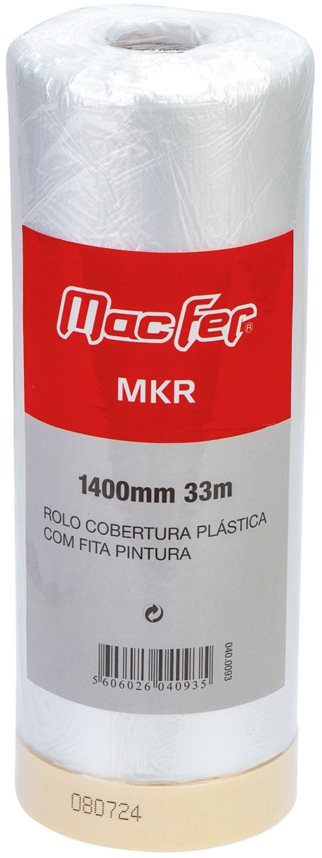 Rolo cobertura plástica com fita pintura (MKR)