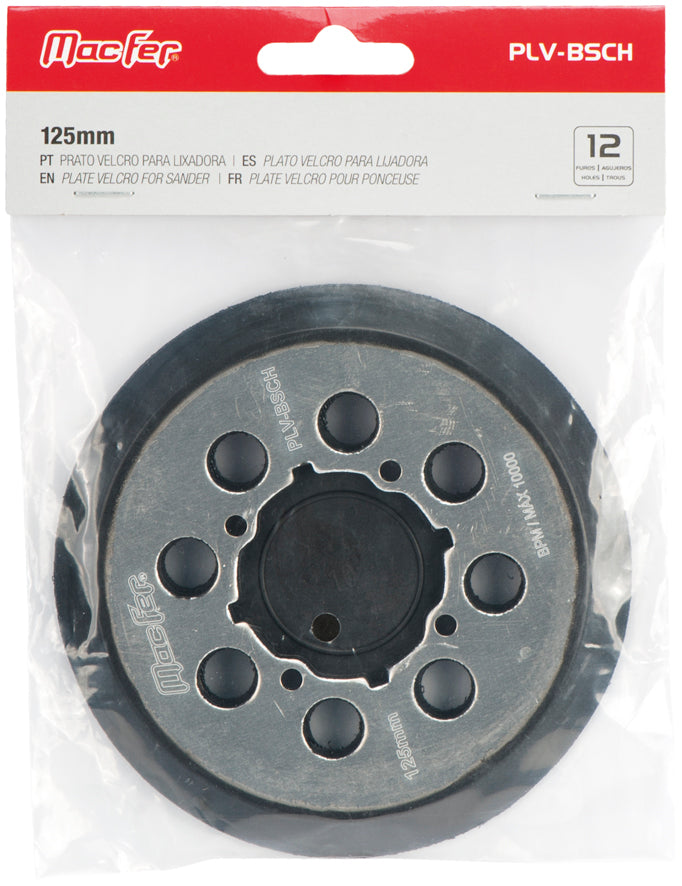 Prato Velcro para Lixadora Macfer (PLV-BSCH)