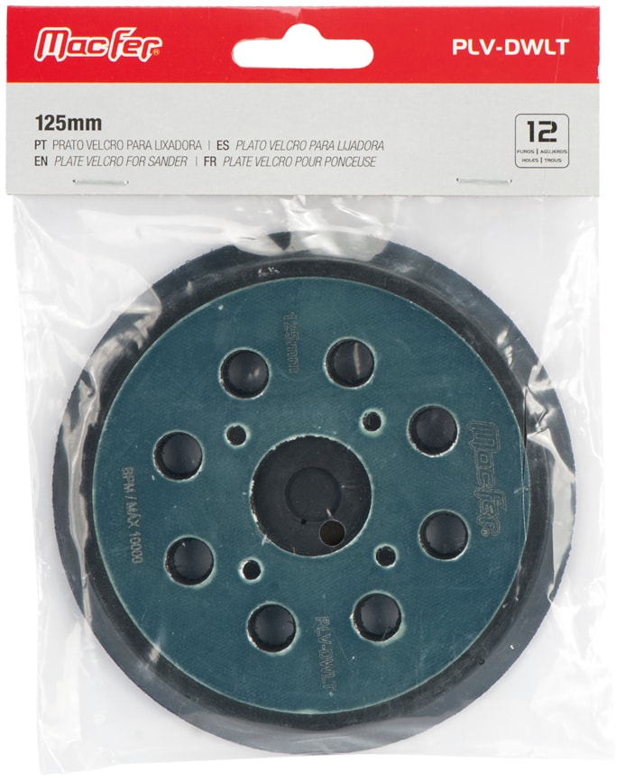 Velcro Backing Plate For Sander (PLV-DWLT)