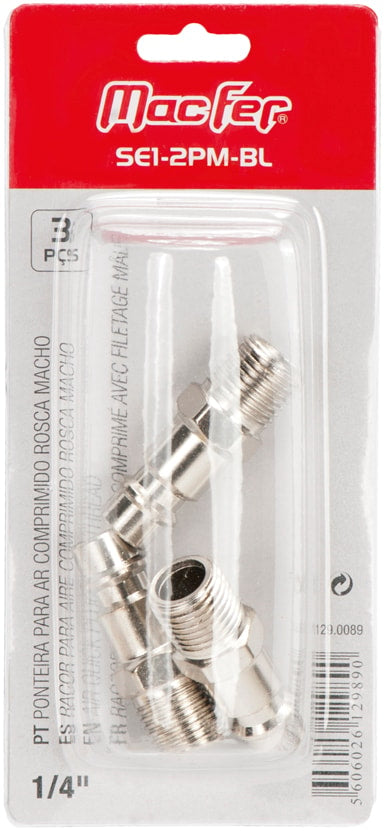 Compressed Air Nozzle With Male Thread (SE1-PM-BL)
