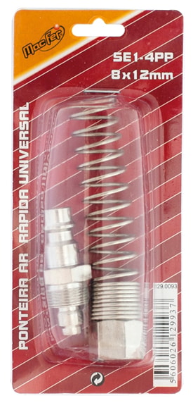 Compressed Air Nozzle With Bicone And Spring (SE1-PP-BL)