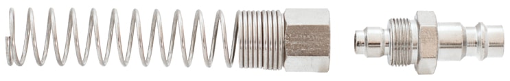 Compressed Air Nozzle With Bicone And Spring (SE1-PP-BL)