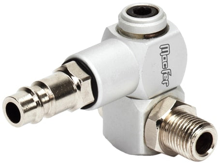 Compressed Air Nozzle With Swivel Adapter And Male Thread (SE11-APM)