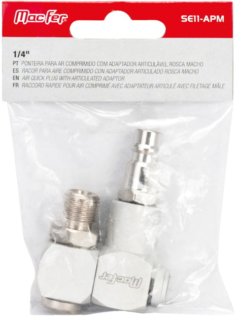 Compressed Air Nozzle With Swivel Adapter And Male Thread (SE11-APM)