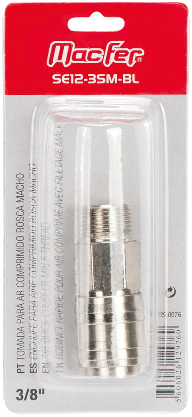 Compressed Air Outlet With Male Thread (SE12-SM-BL)