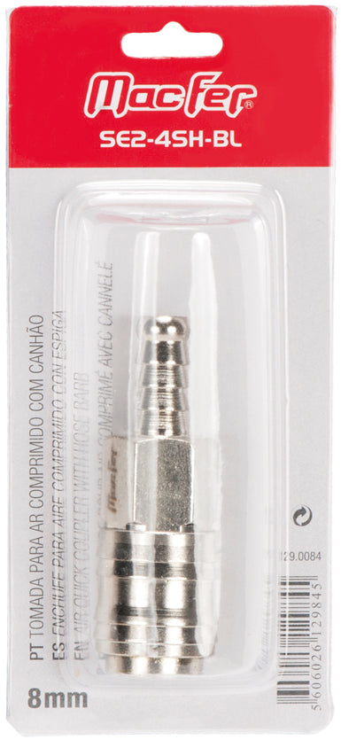 Macfer (SE2-SH-BL) Compressed Air Coupler with Barrel