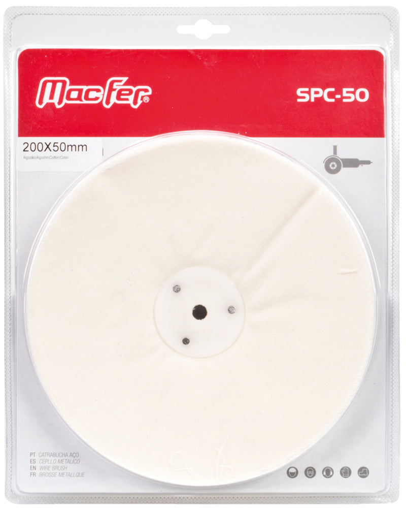Escova Algodão Circular Macfer (SPC-50)