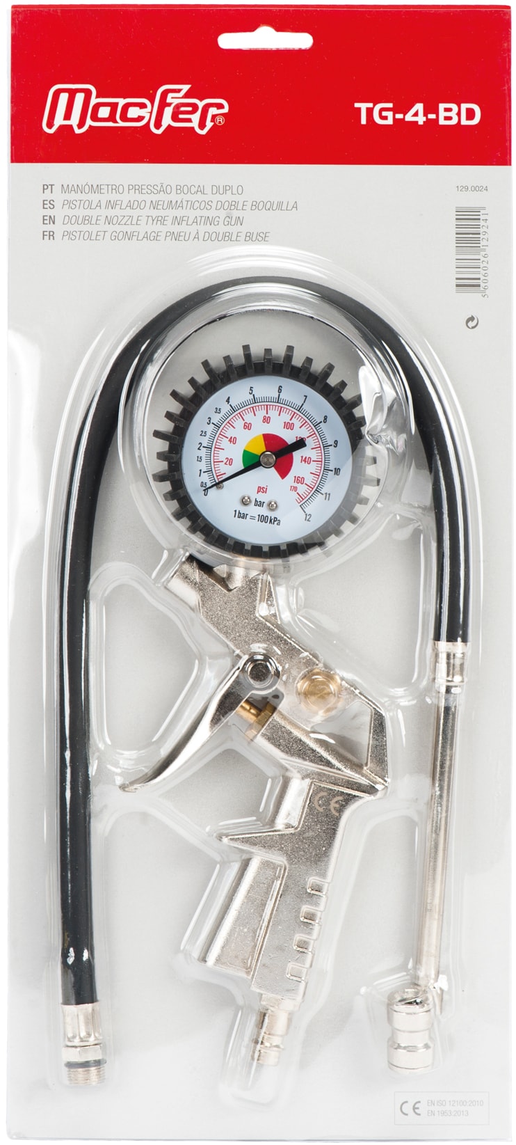 Double Mouth Pressure Gauge (TG-4-BD)
