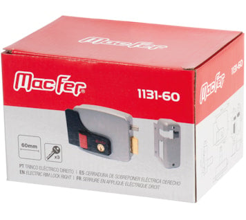 Fechadura Elétrica com Botão e Chave (1131)