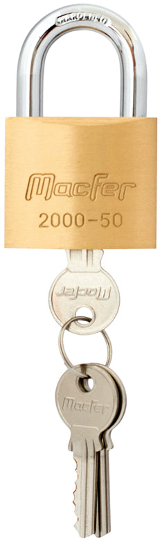 Cadeado Argola Normal Latão Macfer (2000)