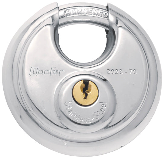 Cadeado Disco Inox Macfer (2023-BL)