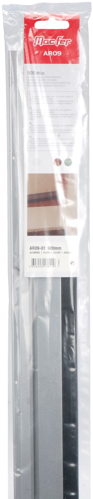 Veda Portas Alumínio Borracha (AR09)