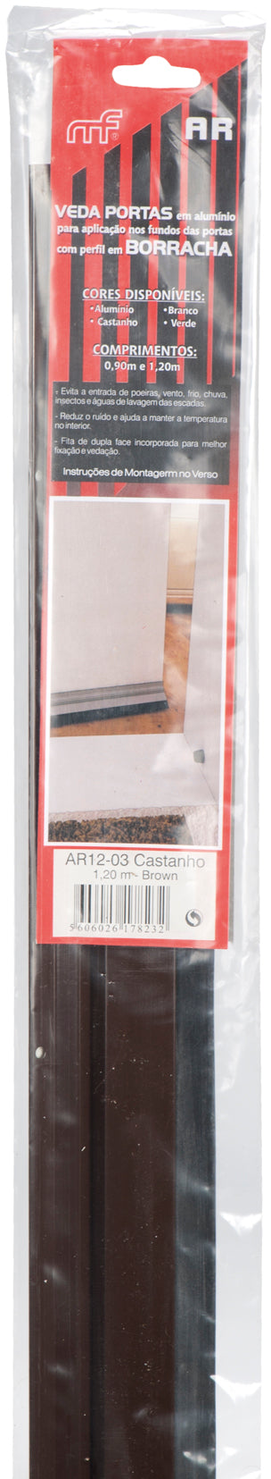 Macfer (AR12) Aluminium Rubber Door Seal