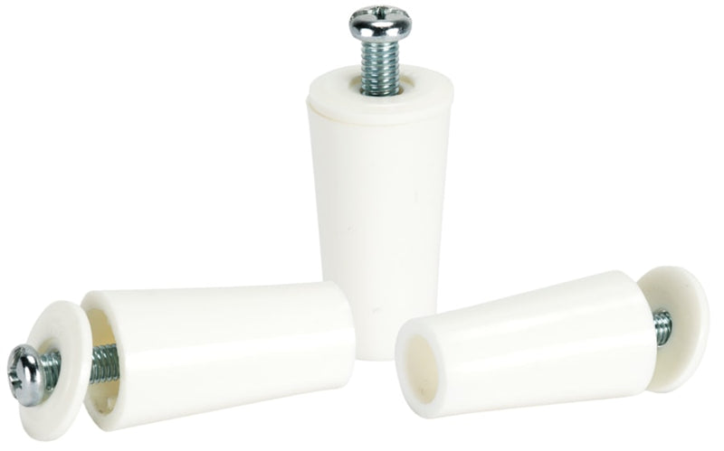 Batente Estore Cónico Plástico Com Anilha E Parafuso (BE01)