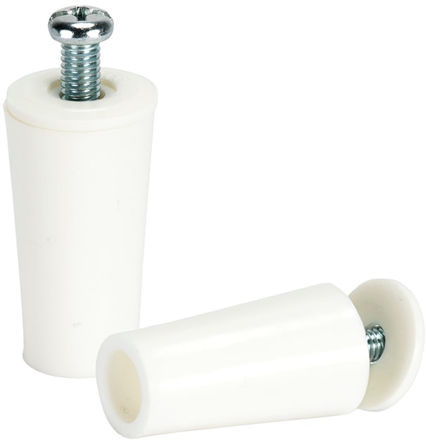 Plastic Roller Shutter Stop with Washer and Screw (BE02-W-BL)