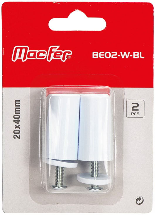 Plastic Roller Shutter Stop with Washer and Screw (BE02-W-BL)