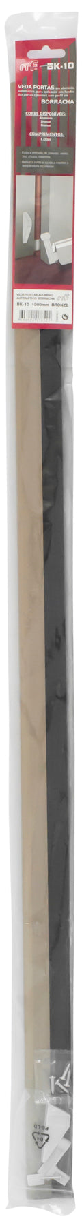 Macfer (BK-10) Aluminium Rubber Door Seal