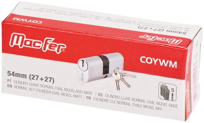 Cilindro Chave Normal Oval (COYWM)