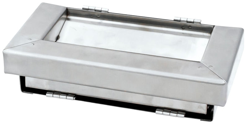 Stainless steel horizontal wall-mounted ashtray (CP-P)