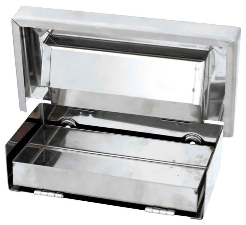 Stainless steel horizontal wall-mounted ashtray (CP-P)