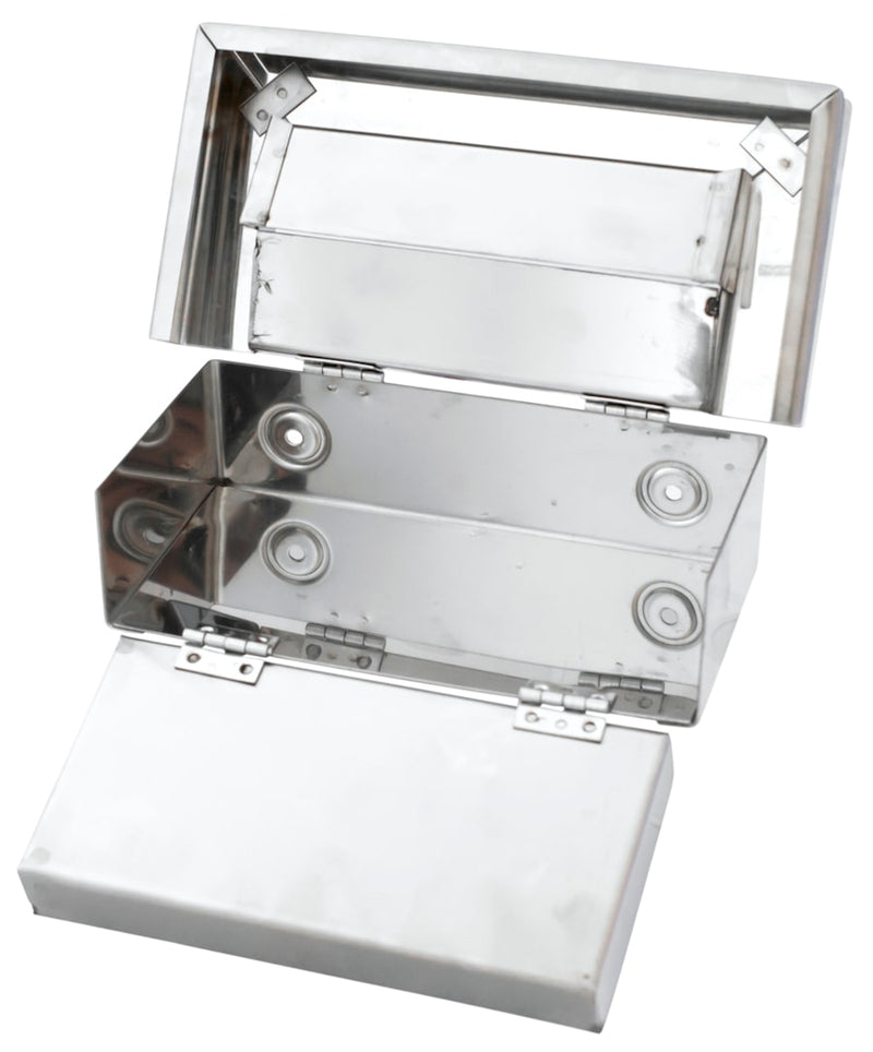 Stainless steel horizontal wall-mounted ashtray (CP-P)