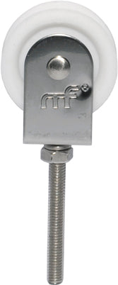 Corretã Inox com Roda Nylon Simples Macfer (CR02)