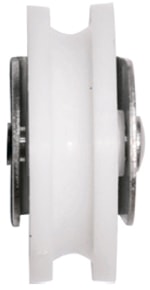 Correa de acero inoxidable con rueda de nailon sencilla. (CR02)