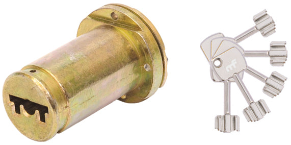 Macfer (DH7088-CN) Lock Cylinder for 2 Bolt Lock with 5 Keys