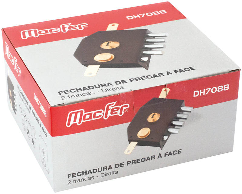 Macfer (DH7088) Surface-Mounted Lock 2 Bolts