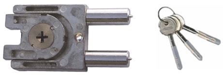 Interior Para Fechadura Chave Cruz Com 3 Chaves (DR-110-INT)