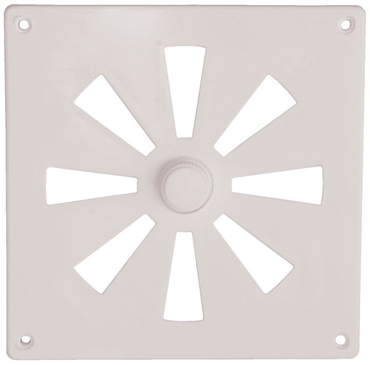 Grelha Ventiladora Com Regulador Pvc (GVS-PVC)