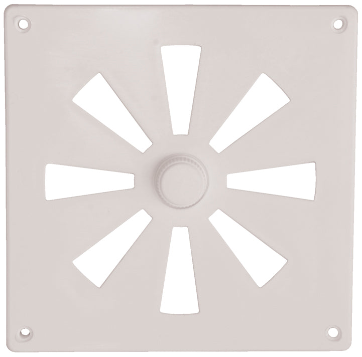 Grelha Ventiladora com Regulador PVC Macfer (GVS-PVC)