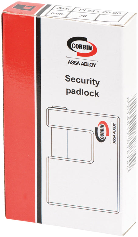 Cadeado Rectangular Latão Macfer (L311)