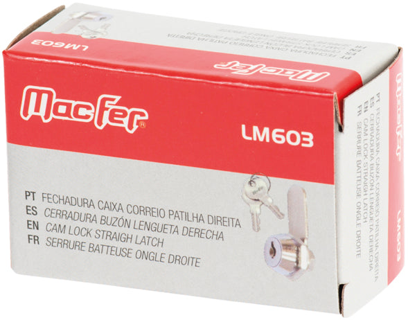 Fechadura Caixa Correio Patilha Direita Macfer (LM603)