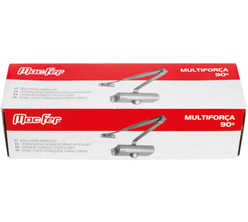 Fecho de porta hidráulico multirresistente - 90º