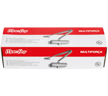 Fecho de porta hidráulico multirresistente