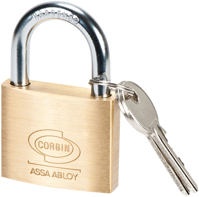 Macfer (PL110) Brass Standard Shackle Padlock