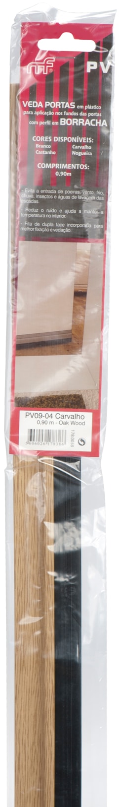 Veda Portas Plástico Adesivo Borracha (PV09)