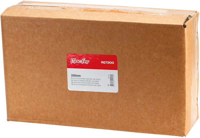 Roda Para Andaime Giratória Com Travão (RGT200)