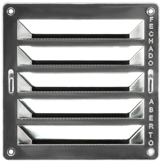 Vertical PP Fan Grille with Regulator (RRV-102-CRM)