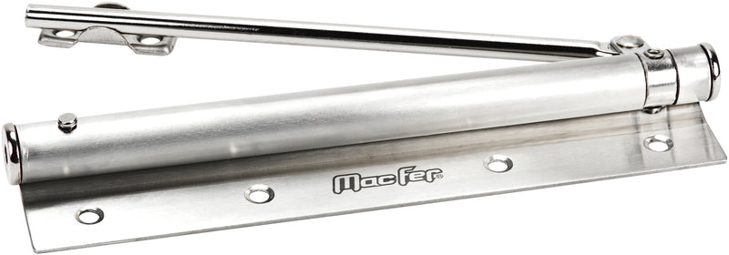 Cierrapuertas de brazo de acero inoxidable Macfer (SDC75)