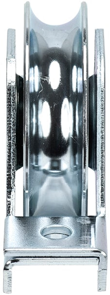 Roda "U" Para Aparafusar 1 Rolamento Galvanizada (U1A)