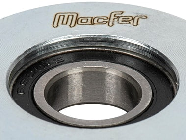 "U" shaped wheel with bolt, 1 bearing, galvanized. (U1P)