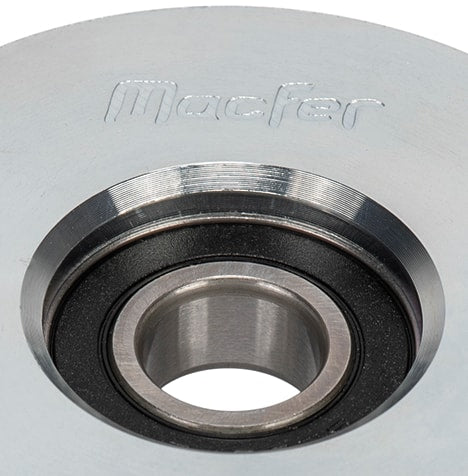 Roda "Y" Com Parafuso 1 Rolamento Galvanizada (Y1P)