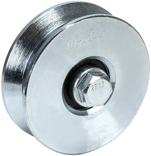 Roda "Y" Com Parafuso 2 Rolamentos Galvanizada (Y2P)
