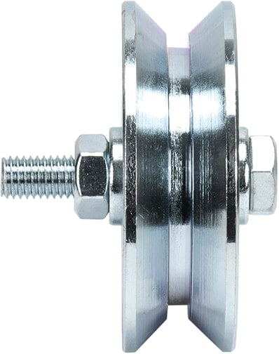 Roda "Y" Com Parafuso 2 Rolamentos Galvanizada (Y2P)