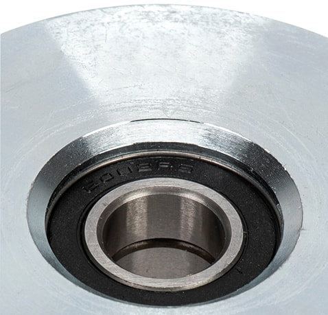 Roda "Y" Com Parafuso 2 Rolamentos Galvanizada (Y2P)