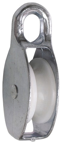 Moitão niquelado com roda nylon (502)