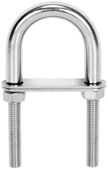 Mango en "U" roscado de acero inoxidable AISI316 (6001-BL)